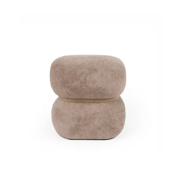 Taburet PALMERES Ø36 CM - Taupe