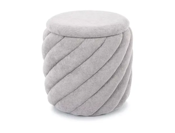 Taburet Pelaro gri deschis Tap.256