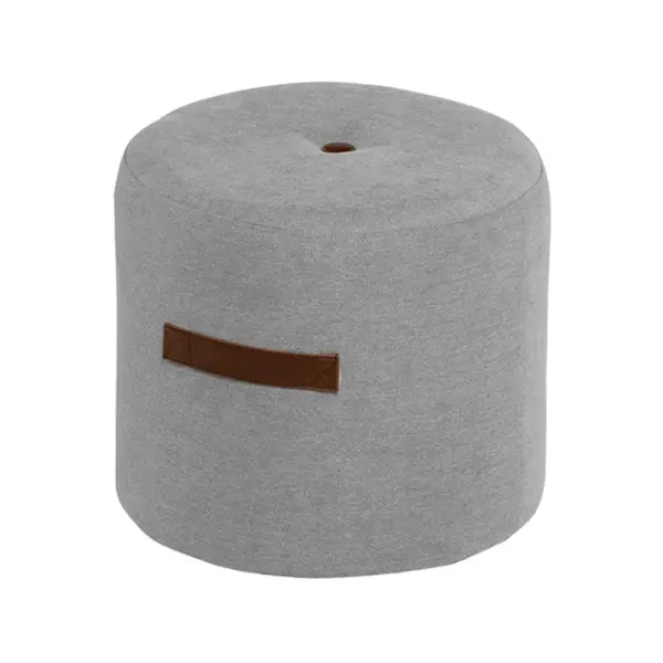 Taburet puf JUBI Ø44 CM - Grey