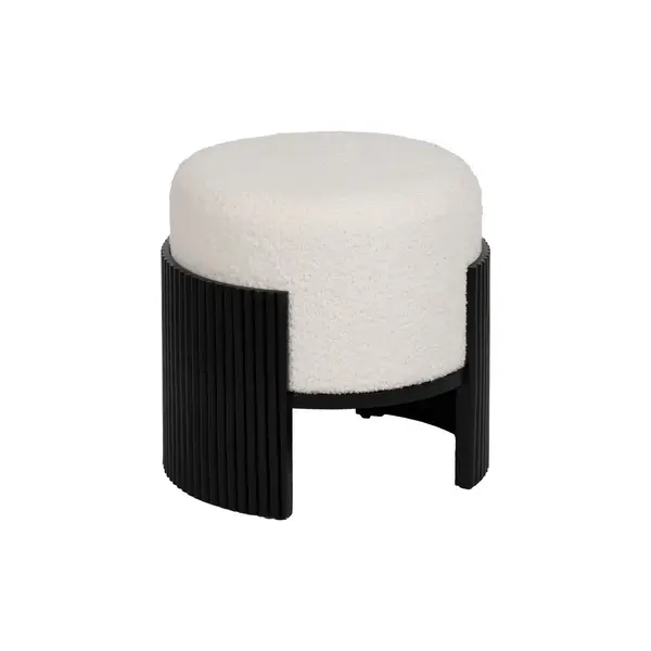 Taburet PUKA 43 X 43 X 41 CM - Negru