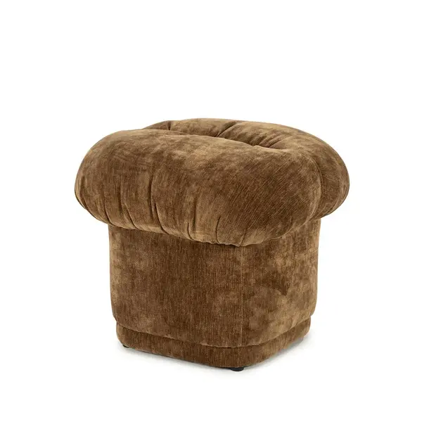 Taburet RENOVO 48 x 45 CM - Mustard