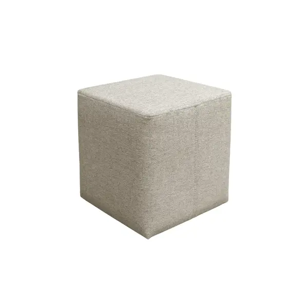 Taburet ROKA, crem, 35x35x38 cm
