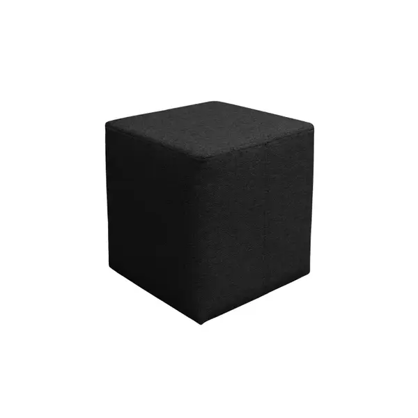 Taburet ROKA, negru, 35x35x38 cm