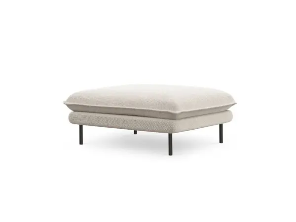 Taburet tapitat Vienna picioare negre – L100 x l80 x h43 cm