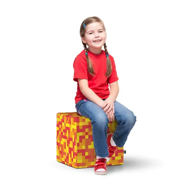 Taburet Updeco cub L Minecraft Foc