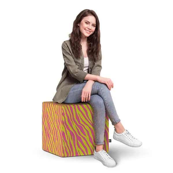 Taburet Updeco Cub XL Zebra pink