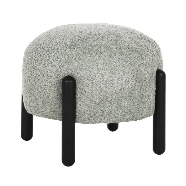Taburet VIVOS BOUCLE Ø45 CM VERDE MENTA - Verde menta