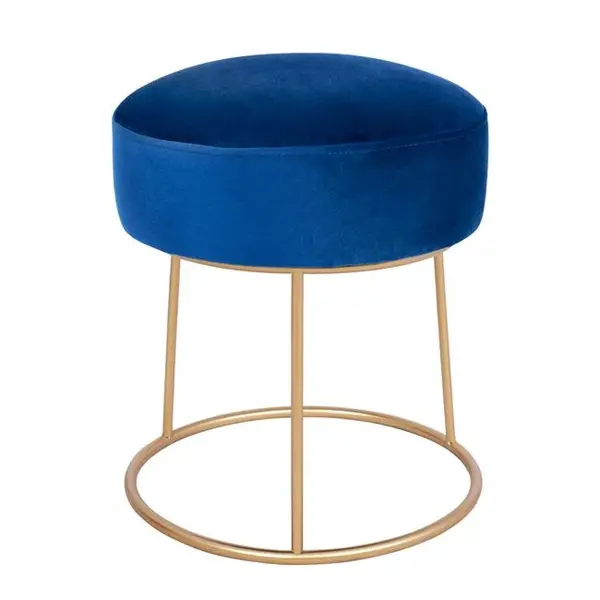 Taburet VIZINY Ø36 CM - Blue