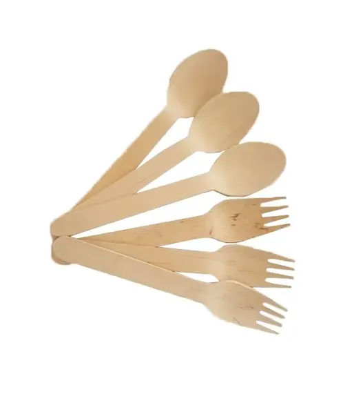 Tacamuri de lemn pentru activitati crafts,6 bucati set