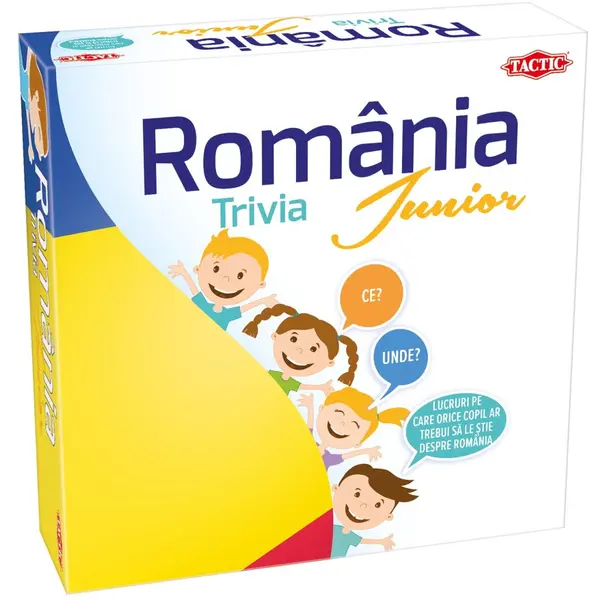 Tactic Joc Trivia Junior, Romania, Multicolor