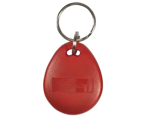 Tag de proximitate programabil, RFID 125kHz, rosu, IDT-2000EM-RW-RD