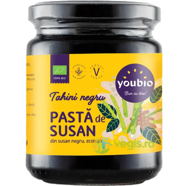 Tahini din Susan Negru Ecologic/Bio 250g