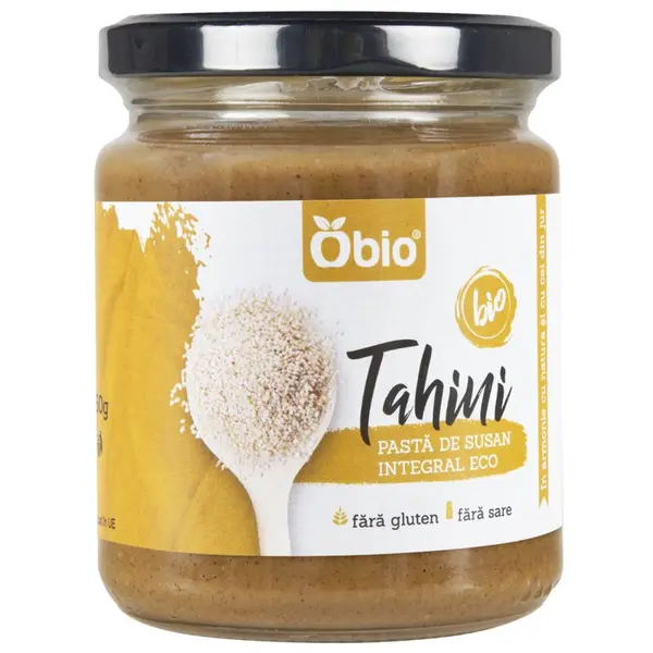 Tahini pasta din susan integral bio 250g Obio