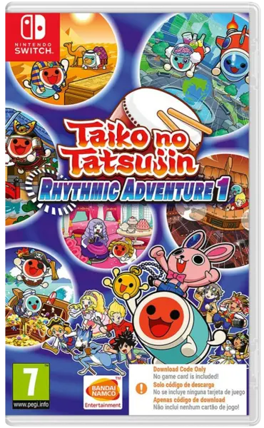 Taiko No Tatsujin Rhythmic Adventure 1 (Code in a Box) Нинтендо Суич