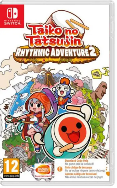 Taiko no Tatsujin Rhythmic Adventure Pack 2 Cod in Box Нинтендо Суич