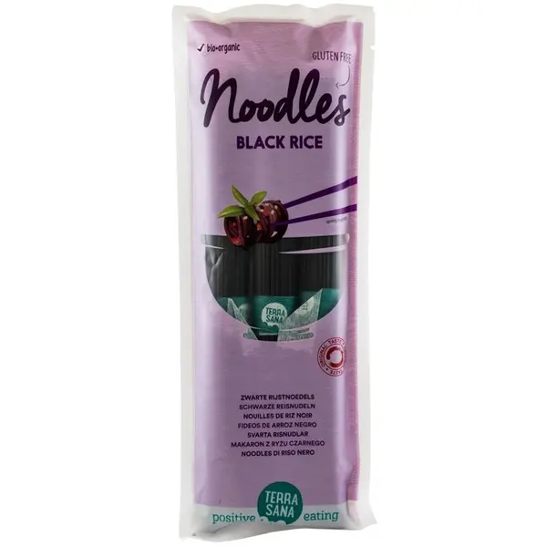Taitei Bio de Orez Negru, 250 g, Terrasana