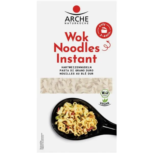 Taitei Instant pentru Wok, Bio, 250 g, Arche