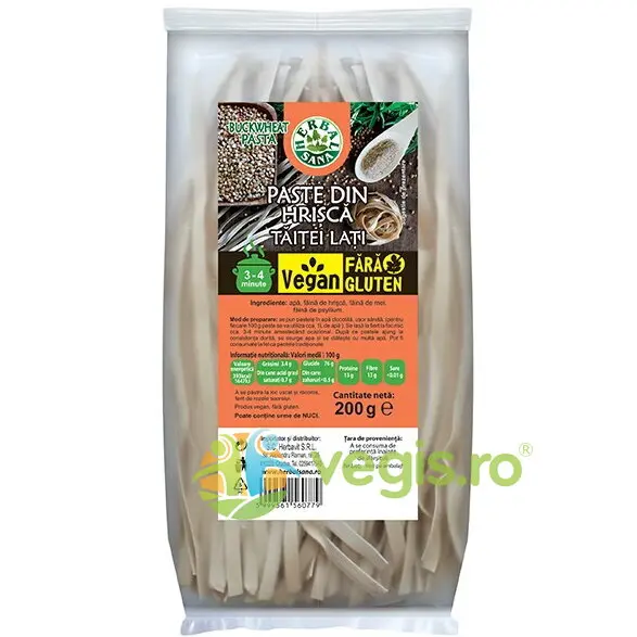 Taitei Lati din Hrisca fara Gluten 200g