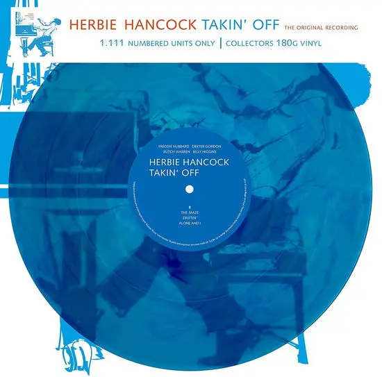 Takin' Off - Blue Marbled Vinyl | Herbie Hancock