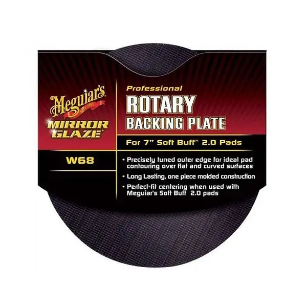 Taler pentru masina rotativa de polish, fara gauri, 177mm, prindere M14, MEGUIAR'S