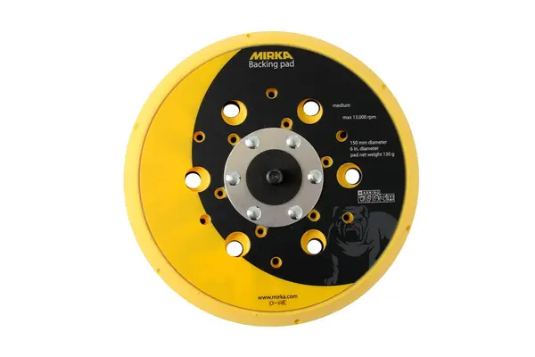 Taler pentru masini de slefuit NET 150mm, grip, 48 gauri, duritate medie MIRKA