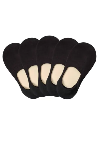 Talpici low-cut dama Basic Black – set 5 perechi