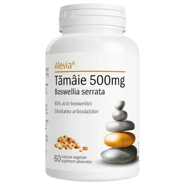 Tamaie 500mg Boswellia serrata, 60 capsule vegetale, Alevia