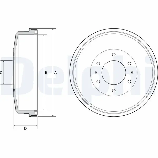 Tambur frana DELPHI BF559