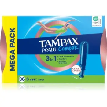 Tampax Pearl Compak Super tampoane cu aplicator
