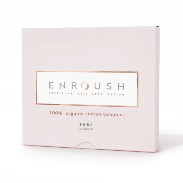Tampoane 100% Organice Normal, 16 bucati, Enroush