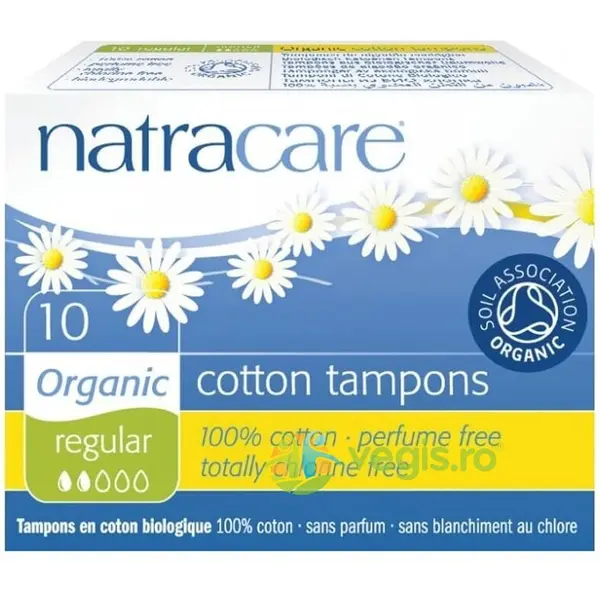 Tampoane din Bumbac Organic Flux Normal 10buc