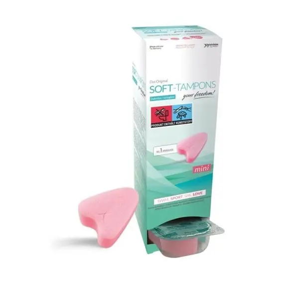 Tampoane intime JoyDivision – Soft Tampons Mini, pentru contact sexual în timpul menstruației, 10 buc