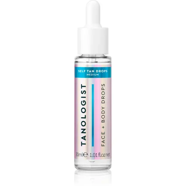 TANOLOGIST Self Tan Drops picaturi pentru bronzare pentru fata si corp culoare Medium 30 ml