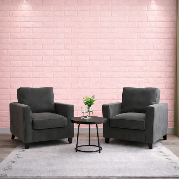 Tapet 3D caramida roz fucsia auto-adeziv pentru interior, 70 x 77 cm