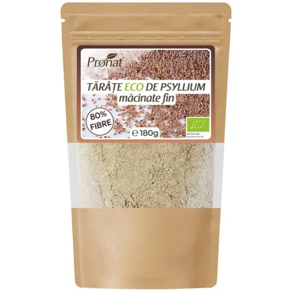 Tarate BIO de Ssyllium Macinate Fin, 180 g, Pronat