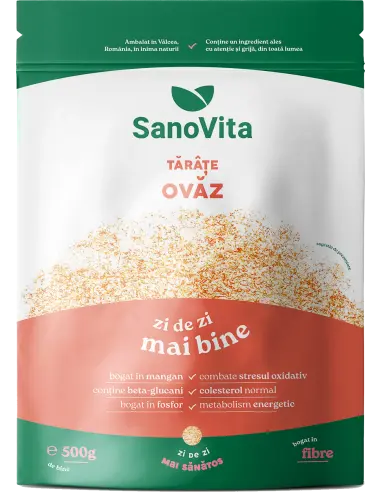Tarate de ovaz, 500g, SanoVita