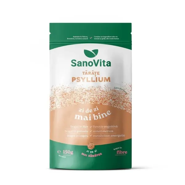 Tarate Psyllium, Sanovita Zipper, 150 g
