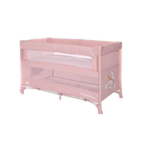 Tarc cu 2 niveluri Lorelli Up And Down 2023 Mellow Rose Sleeping Animals