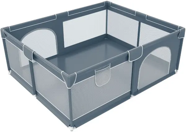 Țarc de joacă Choc Chick - Playpen 3.0, 150 x 180 cm, gri