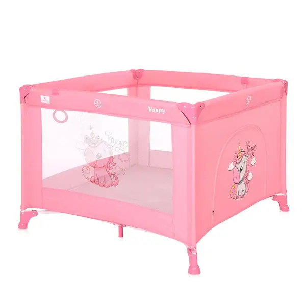 Tarc de joaca Lorelli Game Zone 100x100 cm Rose Velvet Unicorn