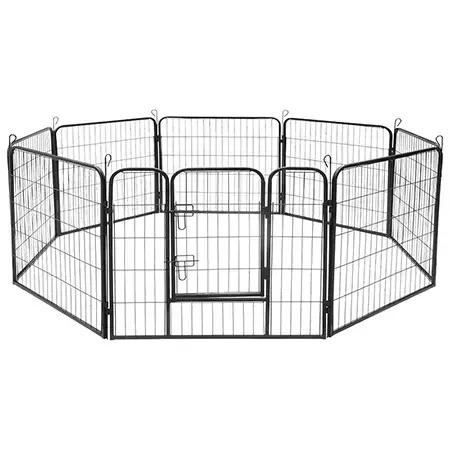 Tarc modular pentru caini Rebel RA-1206, 8 panouri, 80X60 CM