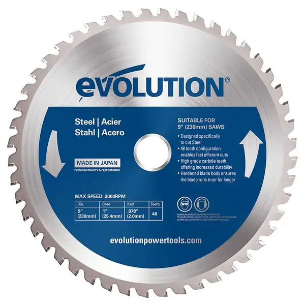 Tarcza TCT do cięcia metalu Evolution 230 mm 48T