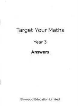 Target Your Maths Year 3 Answer Book, Paperback/Stephen Pearce