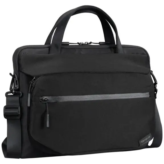 Targus Geanta laptop Targus Work 14 inch, 3-in-1 Tech Brief, Sistem Trolley Strap, Negru