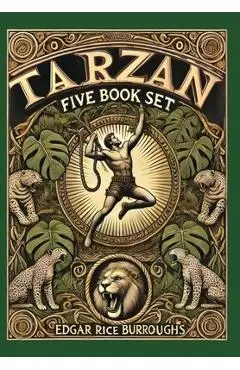 Tarzan 5 Book Set (Collector's Edition) (Laminated Hardback with Jacket): Tarzan of the Apes, The Return of Tarzan, The Beasts of Tarzan, The Son of T - Edgar Rice Burroughs