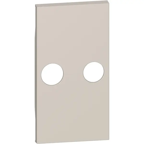 Tasta 2 module pentru prizele tv Bticino Living Now KM25M2, nisip