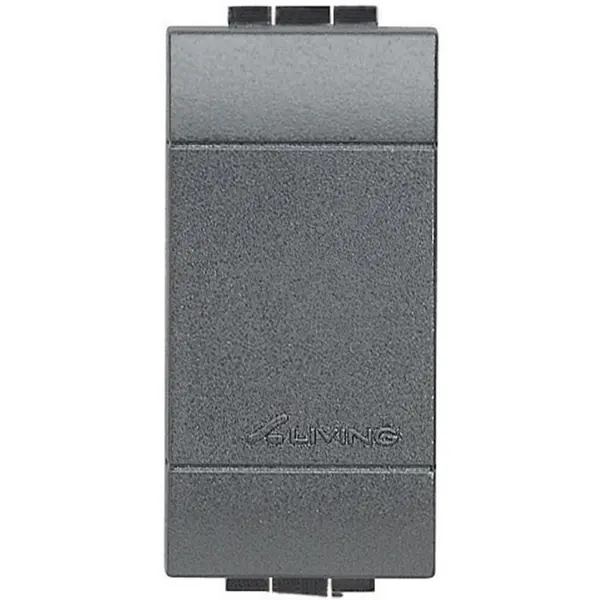 Tasta falsa 1 modul Bticino Living Light L4950, antracit