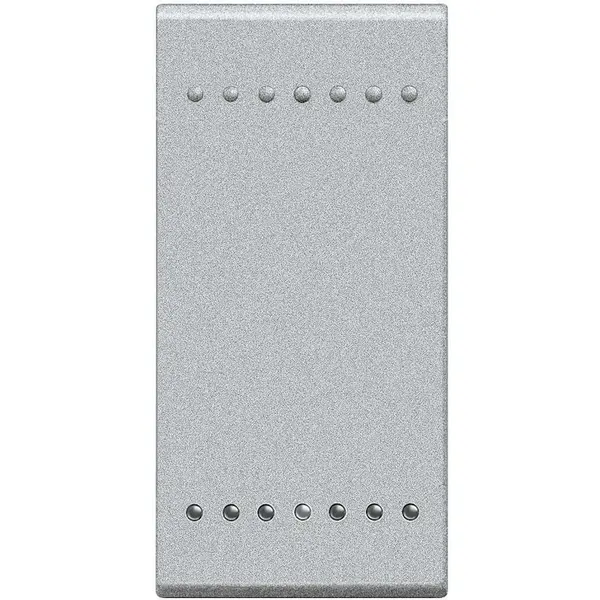 Tasta pentru intrerupator basculant 1 modul Bticino Living Light NT4915N, argintiu