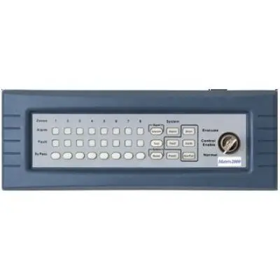 Tastatura 8 zone MKP-8K cu comutator cu cheie