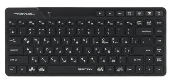 Tastatură A4Tech - Fstyler FBK26C AS, wireless, neagră